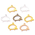 5Colors Alloy Hedgehog Charms for Bracelet Necklace Keychain Pendant DIY Handmade Jewelry Accessories Making 16*21mm D9344