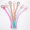 Wholesale New Style Wig Elastic Hair Band Sequin Unicorn Glitter Hair Clips Hair Tie for Girls Kids