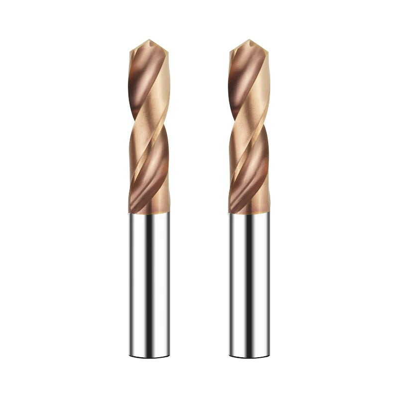 HRC55 Coated Integral Straight Shank ultra Hard Tungsten Steel High Speed Drilling CNC Twist Drill Bit