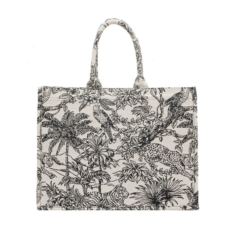 2026 Fashion Luxury Designer Handbag Brand Bag Purses and Handbags for Women Shopper Jacquard Embroidery Beach Shoulder Tote Bag