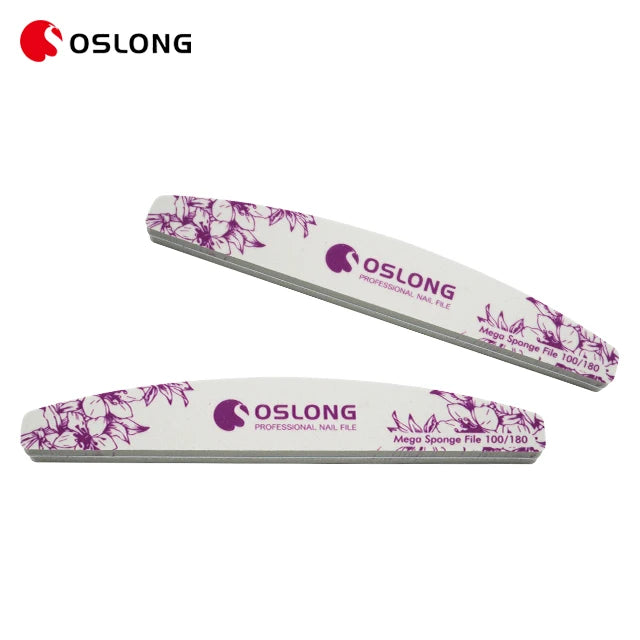 Custom Printed Professional Halfmoon Mega Sponge File 100 180