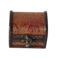 Wholesale Eco-Friendly Flower Design Wooden Jewelry Case Low MOQ Vintage Polished Jewellery Case