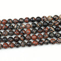 100% Natural Red Snowflake Obsidian Bead New Arrived Crystals Beads for Jewelry Making 6mm 8mm 10mm