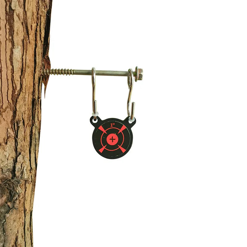 Slingshot Practice Target Piece Portable and Resistant to Hitting Tree Panda Head Thick Target Piece Metal Shooting Target Shoot