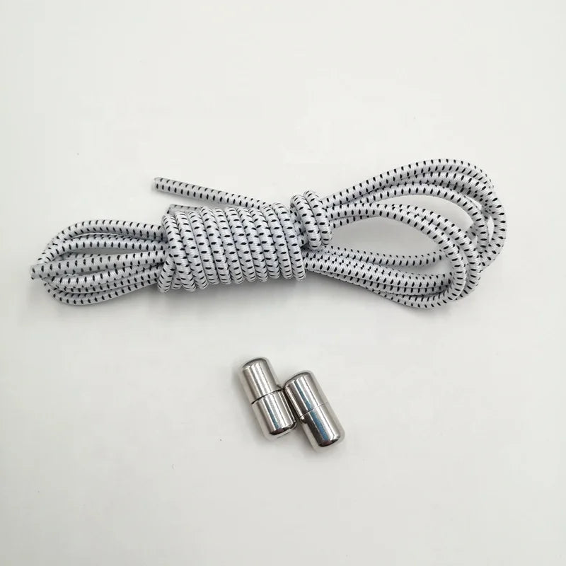 Wholesale Maoyuan MY-CP100 Sport Shoe Laces No-Tie Elastic 2.5mm Diameter 100cm Length Multi-color Premium Polyester Plastic