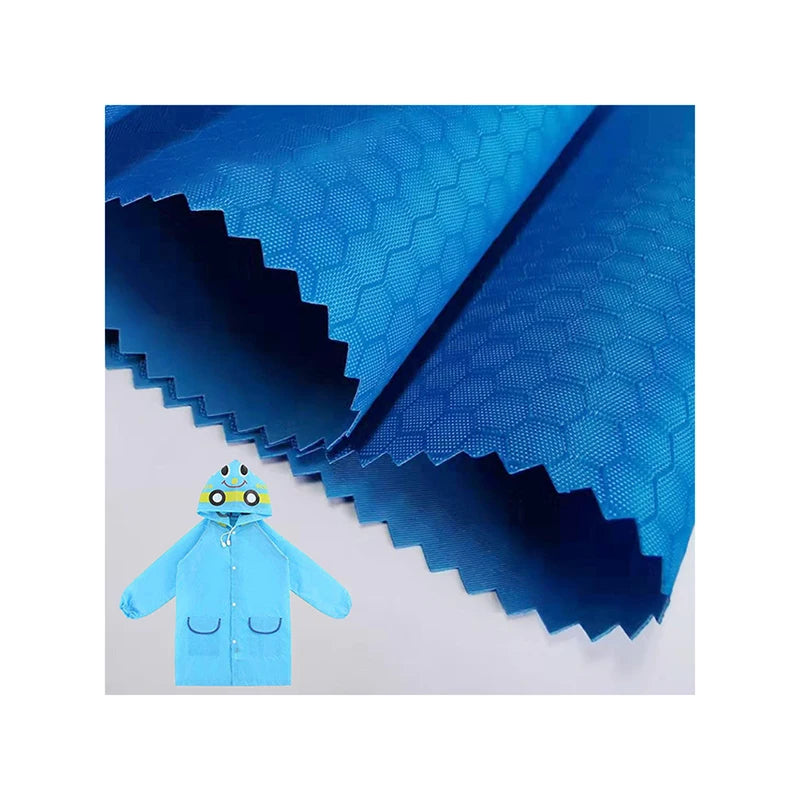 Waterproof Breathable Ripstop Football Oxford Pvc Coated 210d Lining Fabric for Raincoat