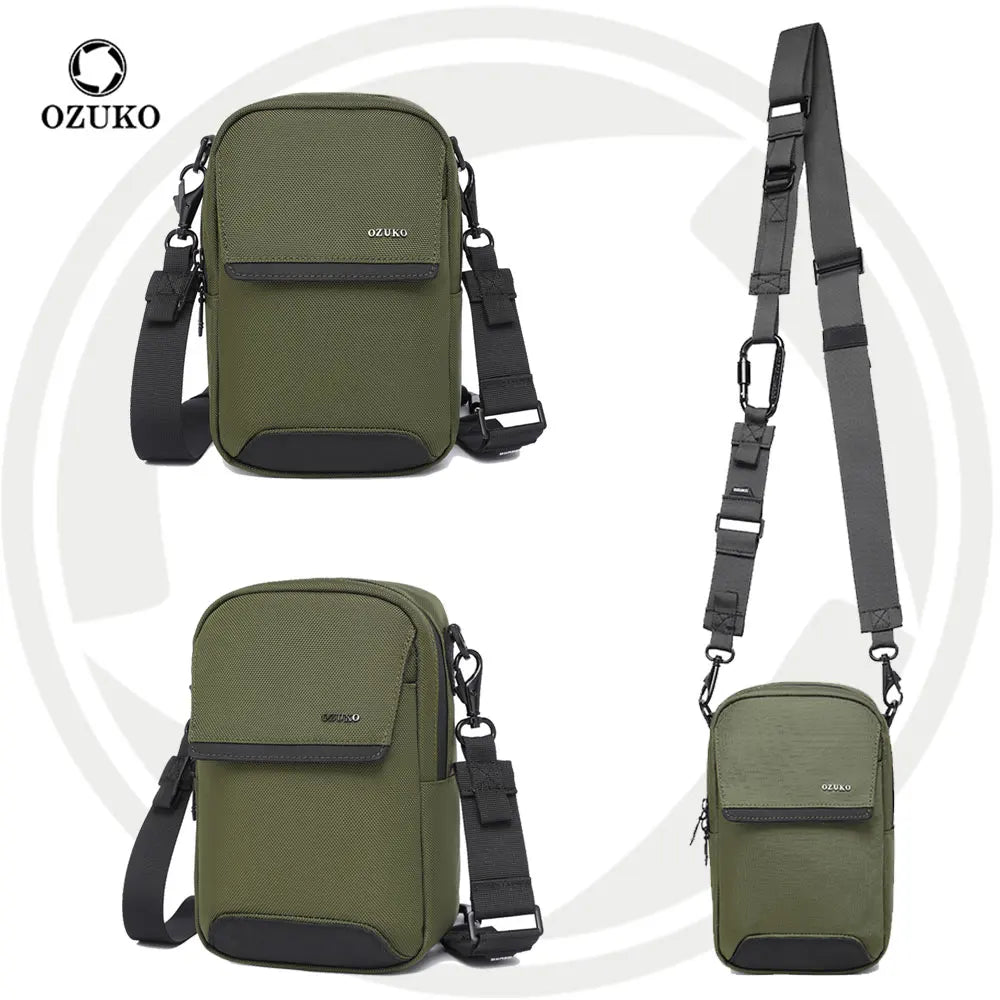 OZUKO 9732 Travel-Friendly Water-Proof Crossbody Sling Bag Adventure Lovers' Hiking Daypack for Everyday Explorers