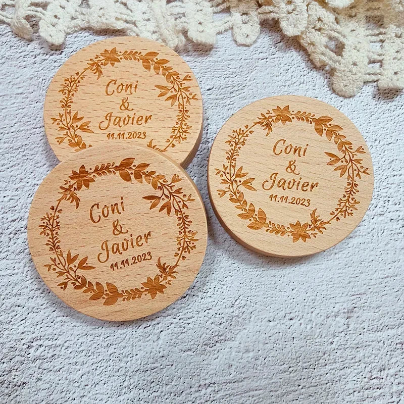 Custom Wooden Bottle Opener Beer Opener Wine Bottle Openers Bride to Be Decoration Party Wedding Favors Kitchen Accessories
