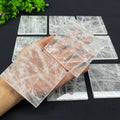 Customized Polished Clear Crystal Stone Tiles Natural Rock Quartz Crystal Slabs for Decoration