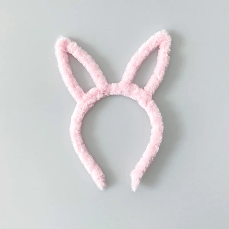 BPHNE Home LifeMakeup Hairband Cute Flannel Staff Welfare Bunny Ears Headband Hair Accessories for Women Girl Kid
