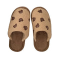 Women Girls Cute Bear Fleece Plush Anti-Slip Closed Toe Winter Warm Home Indoor Slipper