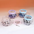 2025 New Style Bottle Package Pink  Colorful Nail Drill Sanding Bands With a Mandrel for Nail Drill Bits
