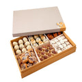 Custom Unique Luxury Gift Two Parts Ramadan Packaging Paper Box for Dates and Pastry