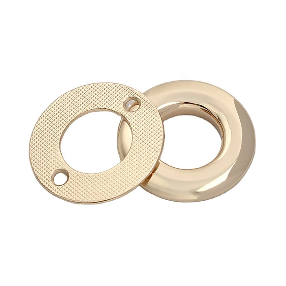Nolvo World 4 Colors 17mm Zinc Alloy Circular Screw Eyelet Dresshardware Accessories Screws Eye Corn Round Eyelets with Screws
