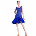 LP-1808 Yundance New Royal Latin Dance Practice Dress Salsa tango Chacha Dress Ballroom Competition Practice Dress for Sale