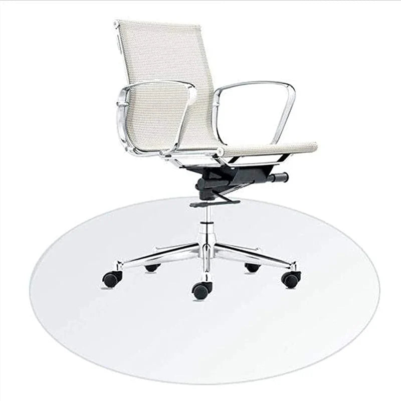 Office Decorative Vinyl Round Chair Mats Carpet Protector PVC Chair Mat