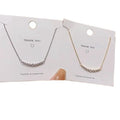 Geometric Jewelry Crystal Silver Necklace Women Fashion 18k Gold Plated Zircon Pendant Choker Necklace