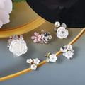 Wholesale Flatback Rhinestone Button DIY Rhinestone Flatback Button for Hair Flower Wedding Embellishment LZY024