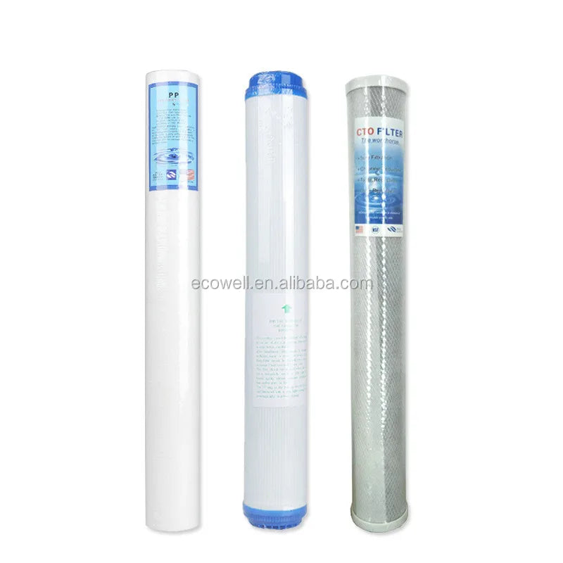 20'' PP Filter PP Cartridge 1 Micron Cotton Water Purifier Replacement PP Cartridge