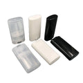 Oval 15 ml 15 g Transparent Black White Twist Sunscreen Stick Tube 15g Glue Stick Balm Tube Container Deodorant Tube Packaging