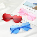 Cheap Price Custom Logo Plastic Candy Color Heart Shape Kid Lady Women Sports Sunglasses UV400 Protection CROESUS Brand Model