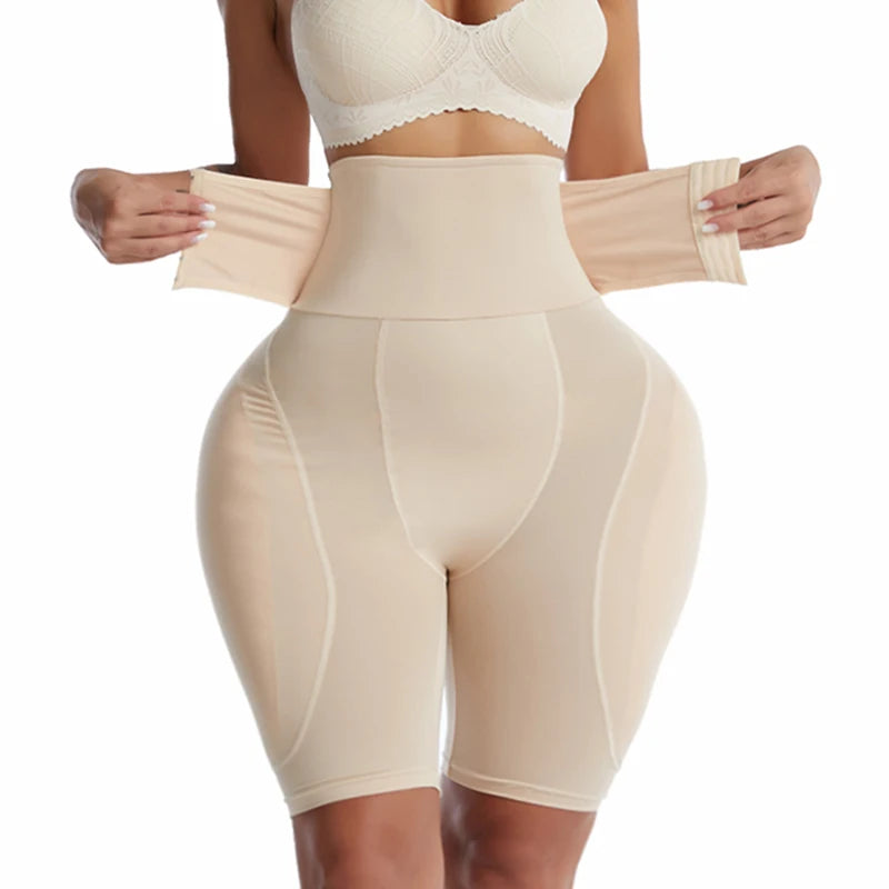 Women Postpartum Body Shaper Underwear High Waist Hip Padded Panty Thigh Slimmer Sexy Butt Lifter Panties MegaBDM