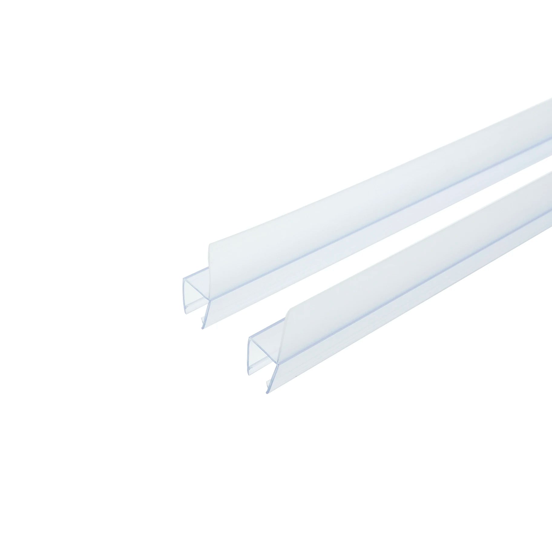 YQ H 4mm 6mm 8mm 10mm 12mm Shape Glass Shower Seal Hardware Fittings Sliding Door Rubber Seal PVC Strip Waterproof Plastic Clips