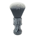 Dishi 26 mm Custom Design Black and White Resin Handle with Tuxedo Synthetic Knot Shaving Brush for Men