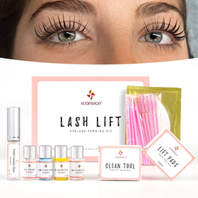 ICONSIGN Wholesale Customized Permanent Eyelashes Wiper Tools Curl Lash Perm Lifting Set for Beauty Salon