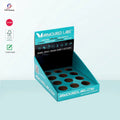 Recycled Cosmetic Cardboard Counter Bottle Display Box Pop up Nail Polish Oil Paper Display Desk Table Top CDU PDQ Tray Boxes