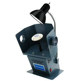 DM-4 Desktop Jewelry Polisher Making Machinery 1/2 HP 3450RPM Rotary Lap Wheel Jewelry Split Lapping Polishing Machine with Lamp