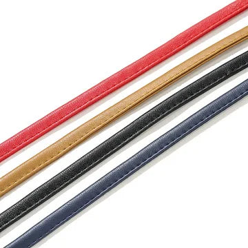 8mm DIY PU Leather Flat Cord for Sewing Backpack Strap Necklace Bracelet Handmade Material Different Colors