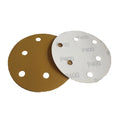 6 Holes Yellow Sandpaper Plate Furniture Wood Metal Polishing Quality Price for Sale Sand Paper Disc Sanding Disc