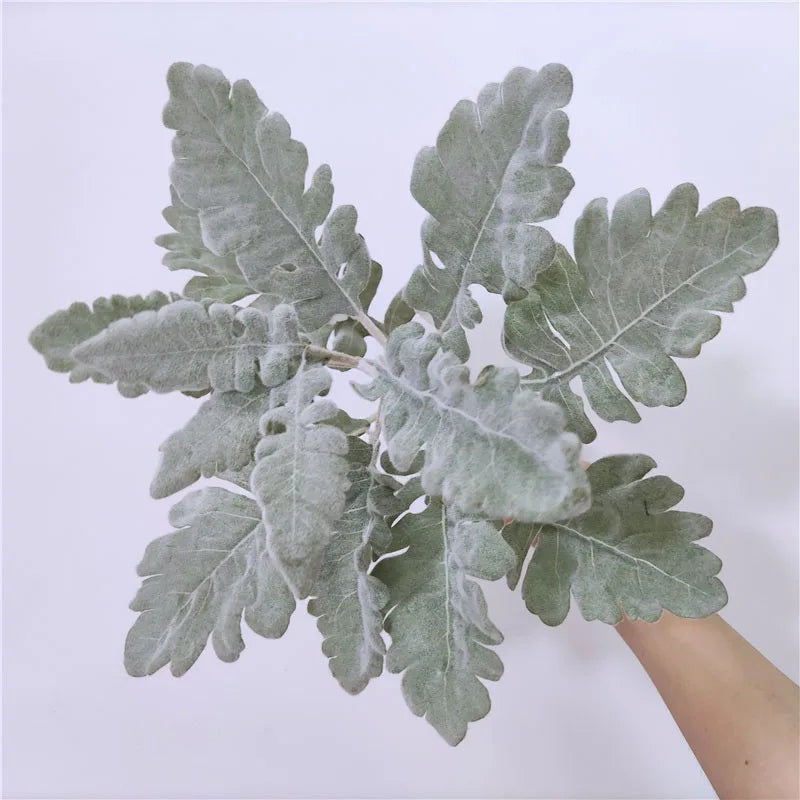 Customization New Design Plastic Artificial Grass Single Plant Greenery 43CM Home Wedding Decoration