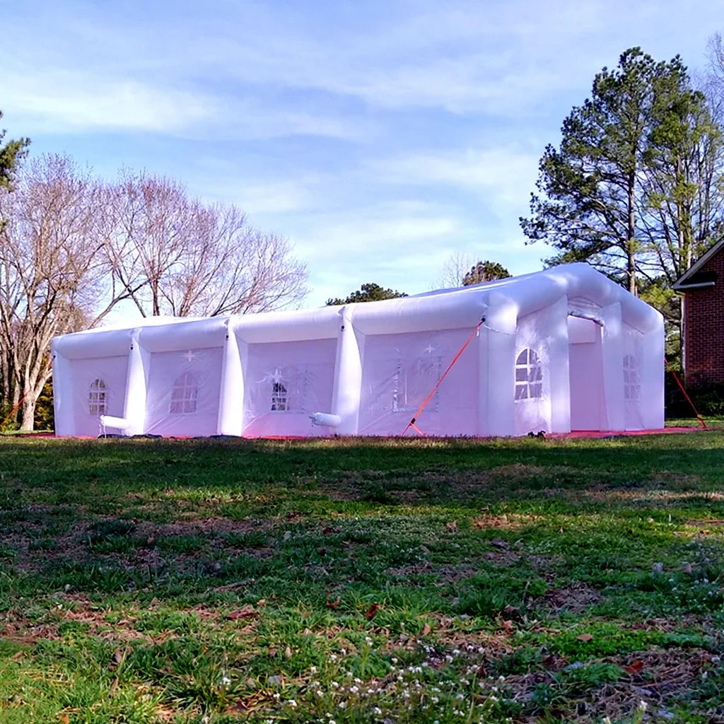 Outdoor Customized PVC Giant Events White Wedding Marquee Carpa Inflable Inflatable Structure Tent