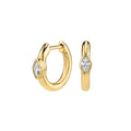 Laodun 2022 Hot Sales Fashion Jewelry Huggie Earrings Colorful CZ Diamond Personalized Simple Earrings