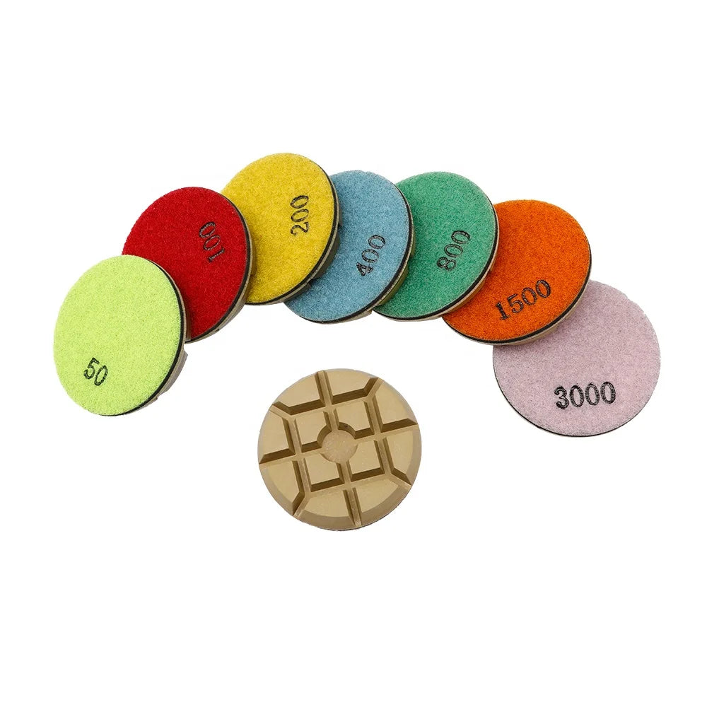 TRUE SHINE 75mm  New Generation Dry Diamond Concrete Polishing Pad or Diamond Grind Disc