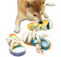 Unique Canvas Shoes Shape Pet Chew Toy Durable Bite Stuffed Dog Squeaky Toy Resistance to Bite Pet Cotton Rope Toy
