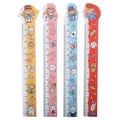Custom Color 150mm Acrylic Plastic Ruler Promotional School Kids Token for Students