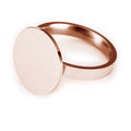Creative Personalized Name Lettering Stainless Steel Rings Wedding Band Ring for Women