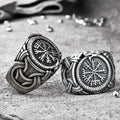 Compliant EU Certification Viking Stainless Steel Rings Rune CelticsTree of Life Jewelry Wolf Warrior Key Chain As Souvenir Gift