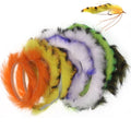 Bulk 4mm Vertical Cut Rabbit Zonker Strips Orange Blue Tiger Barred Colors Plastic Fur Fly Tying for River Crayfish Claws Bunny
