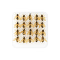 20pcs with Hook Silicone Simulation Bee Trout Fly Fishing Lure Bionic Bait Soft Tackle Fishing Tools Artificial Insect