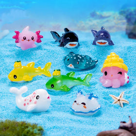 Hot Sale New Aquarium Props 3d Marine Animal Model Figure Resin Miniature Craft