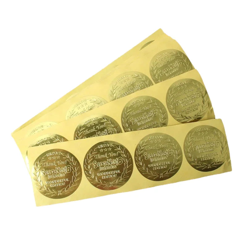 Custom Packaging Roll Sticker Label Durable Self-Adhesive Vinyl Waterproof and Oil-Proof with Printed Logo for Grocery Use