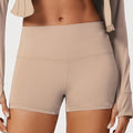 MAYYOUNG Custom High Waist Yoga Workout Fitness Booty Shorts Women Solid Pattern Elastic Closure Breathable 220GSM 75%Nylon