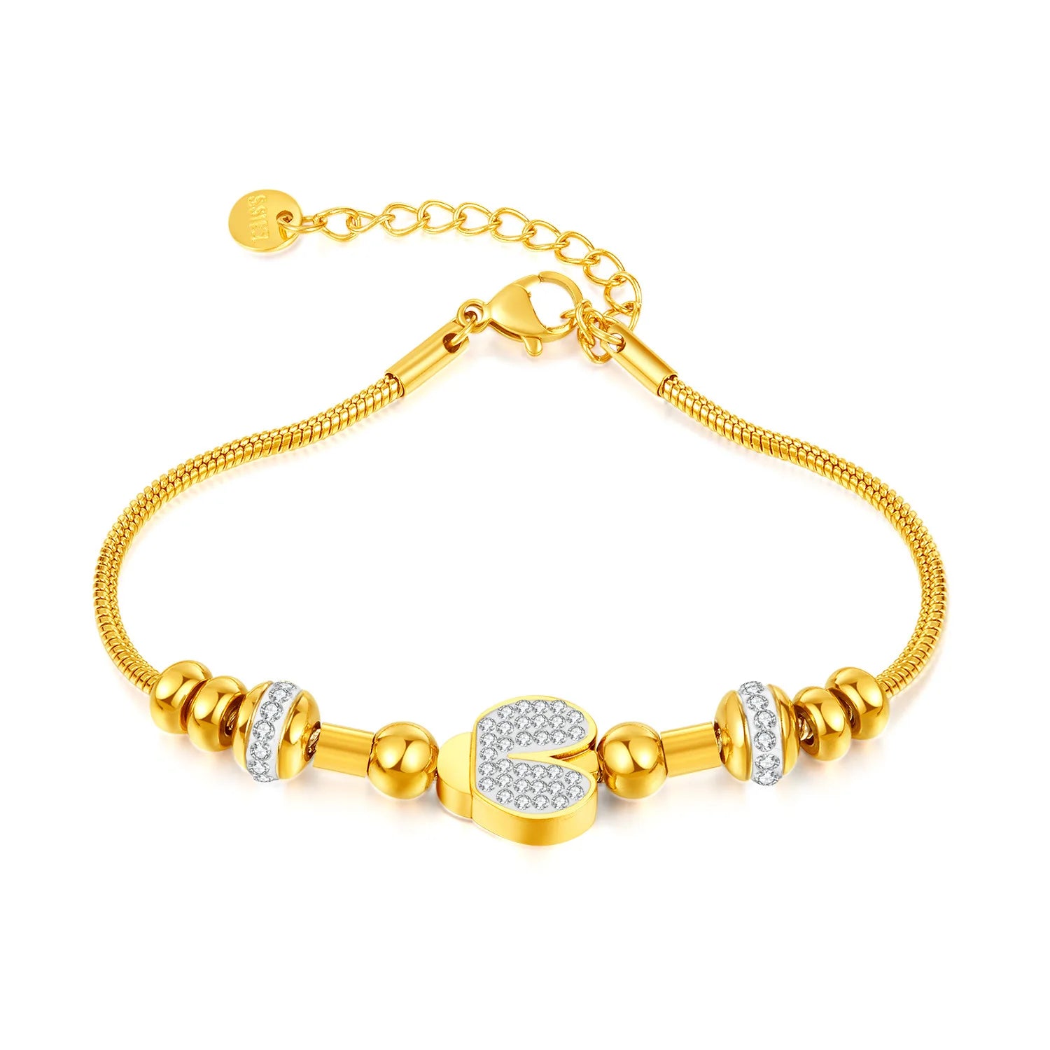 Stainless Steel Bracelet for Women Bracelet Bead Adjustable Bracelet