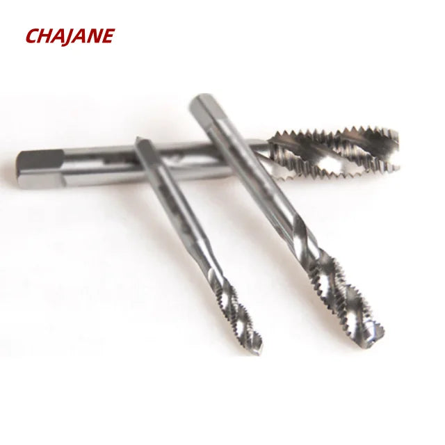 Aluminum Special Tap Machine 1pc Two-Edge Spiral Tapping Tap Copper M8-M12 Thread Cutting HSS Material Tin Stainless Steel