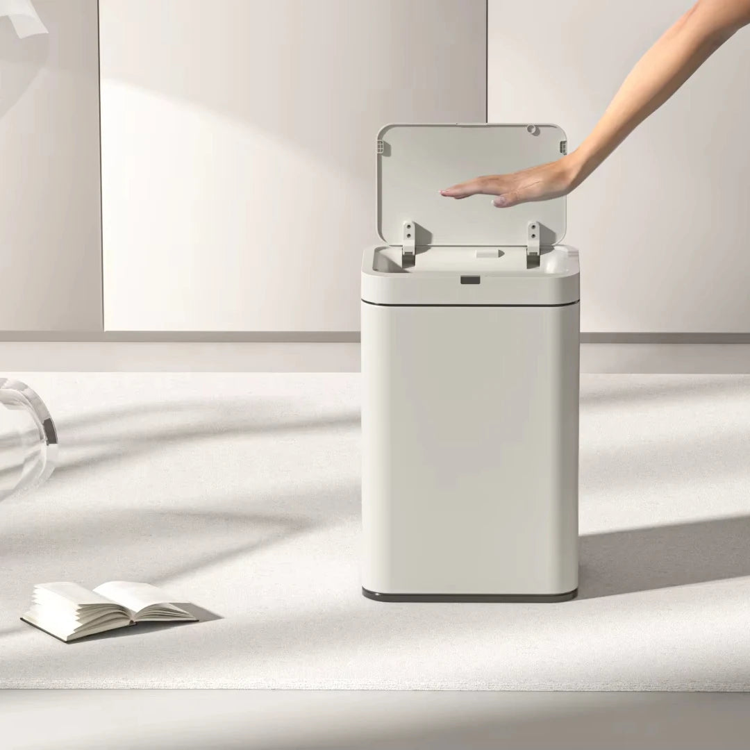 3L to 30L Stainless Steel Smart Dustbin with Legs Kitchen Waste Bins Sorting Sanitary Garbage Container Recycling for Office