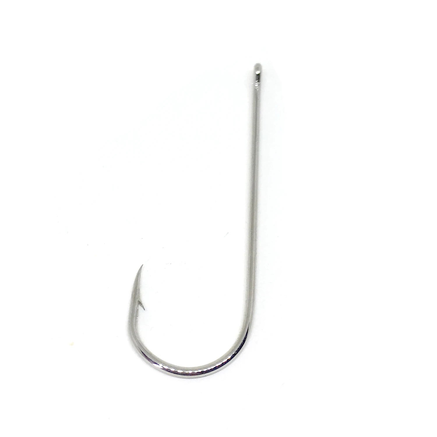 1000pcs Long Shank Saltwater Fishing Barbed Straight Eye Streamer Hook Aberdeen Predator Hooks for Sea Fishing Marlin Target
